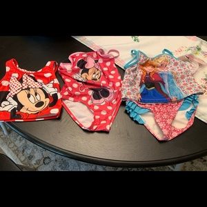 Toddler girls Disney swimsuits